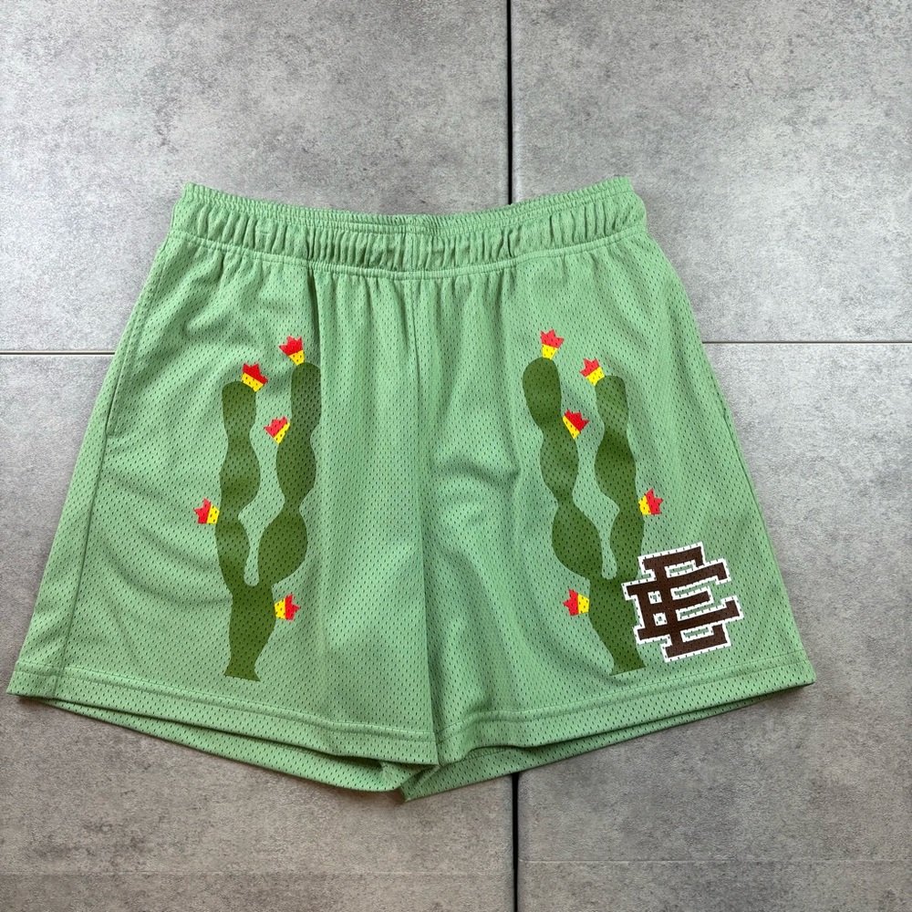 Eric Emanuel EE Basic Shorts 'Cactus Green’